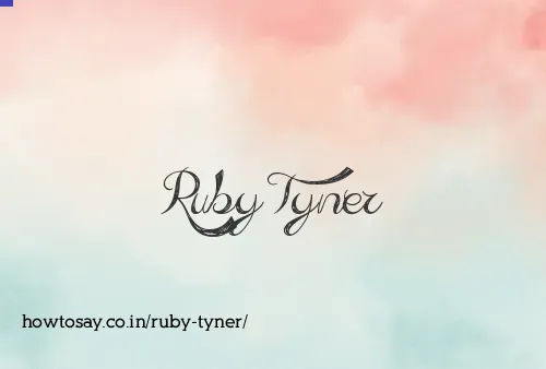 Ruby Tyner