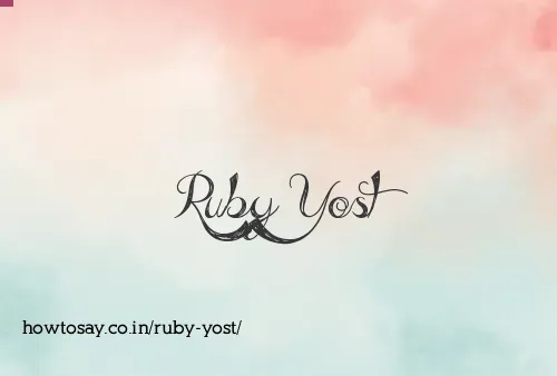 Ruby Yost