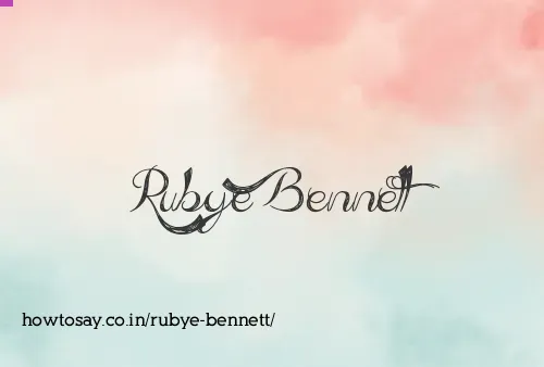 Rubye Bennett