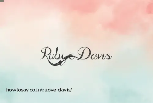 Rubye Davis