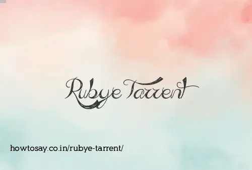 Rubye Tarrent