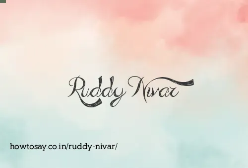 Ruddy Nivar
