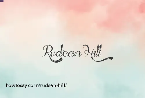 Rudean Hill