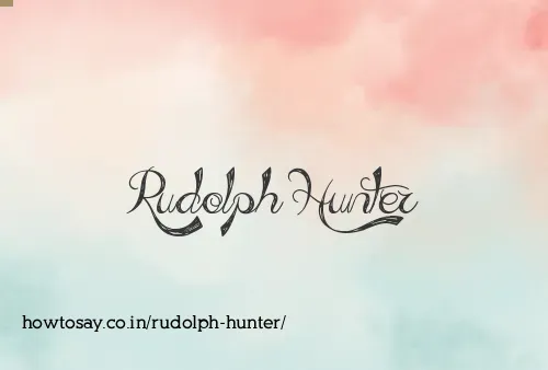 Rudolph Hunter