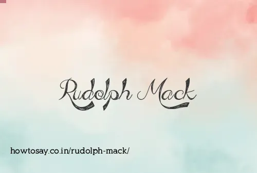 Rudolph Mack