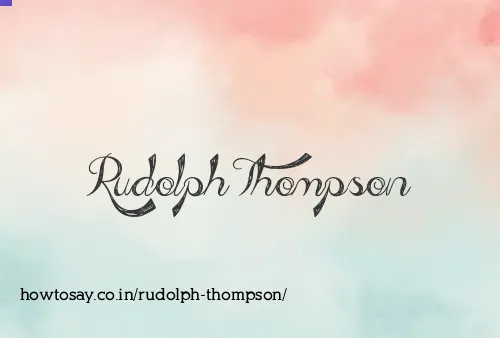 Rudolph Thompson