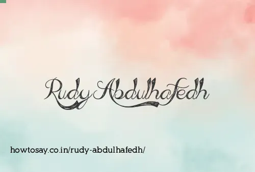 Rudy Abdulhafedh