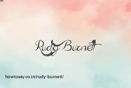Rudy Burnett