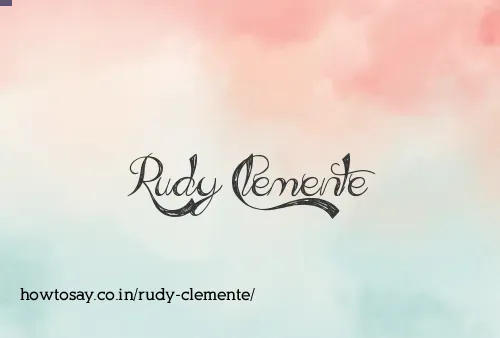 Rudy Clemente