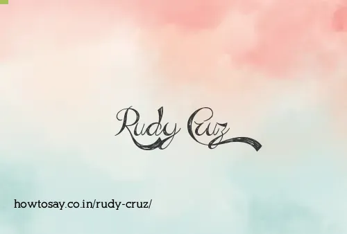 Rudy Cruz
