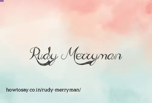 Rudy Merryman