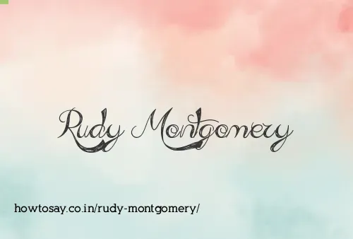 Rudy Montgomery
