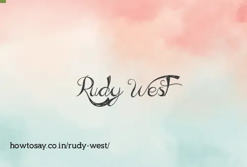 Rudy West