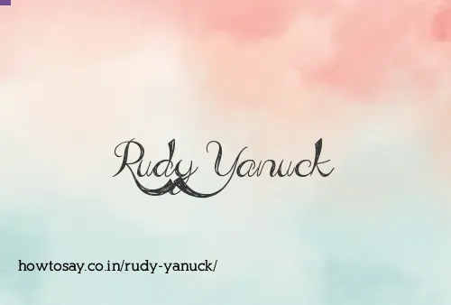 Rudy Yanuck
