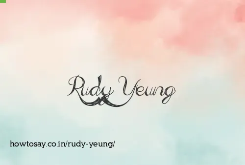 Rudy Yeung