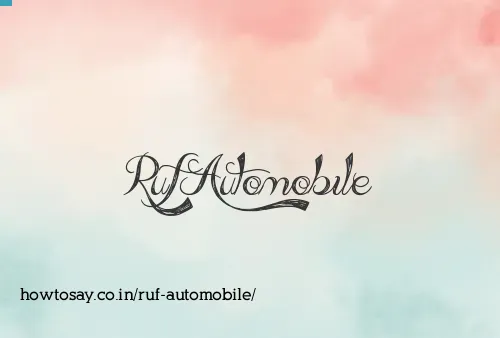 Ruf Automobile