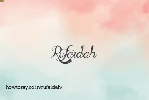 Rufaidah