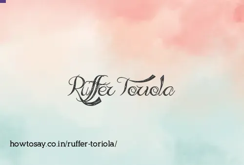 Ruffer Toriola