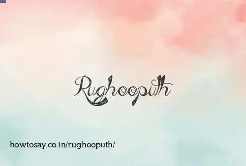 Rughooputh