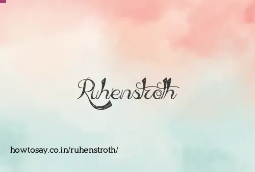 Ruhenstroth