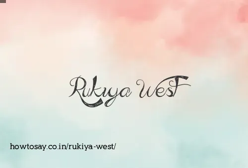 Rukiya West