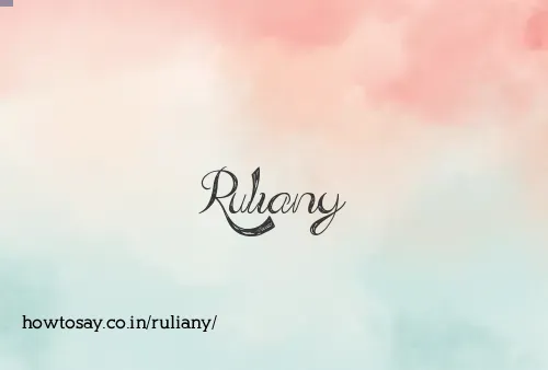 Ruliany
