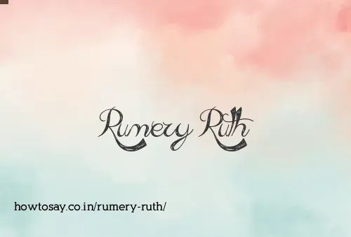 Rumery Ruth