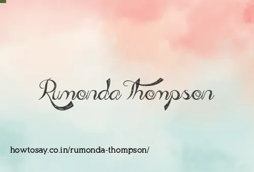 Rumonda Thompson