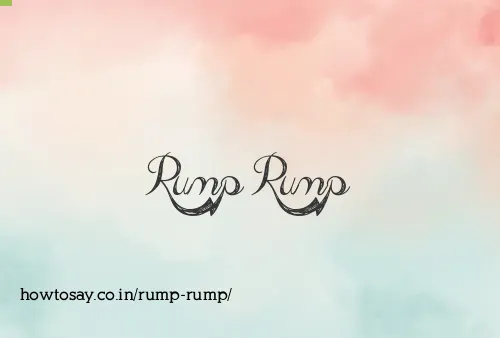Rump Rump