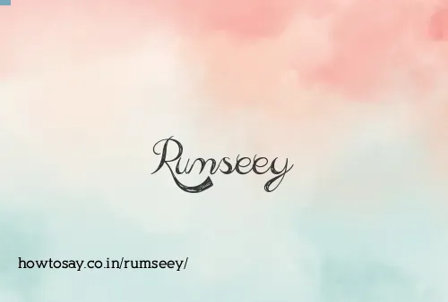Rumseey