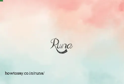 Runa