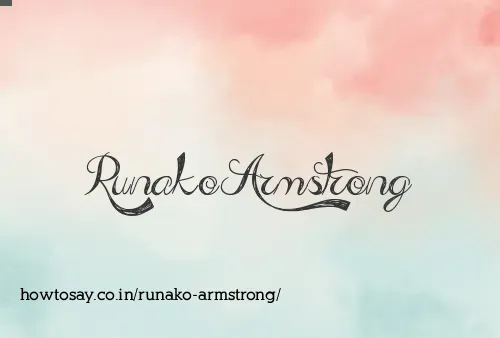Runako Armstrong