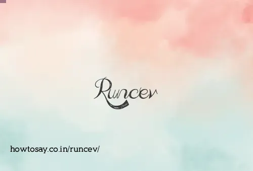 Runcev