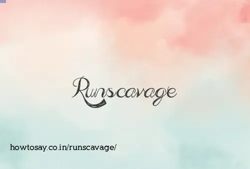 Runscavage
