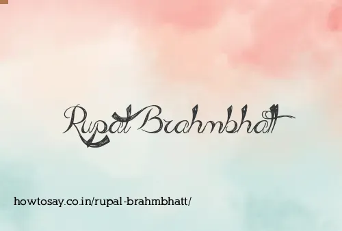 Rupal Brahmbhatt