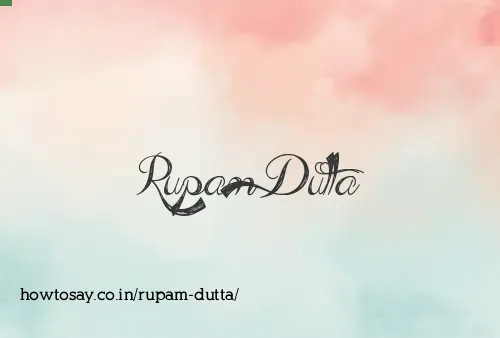 Rupam Dutta