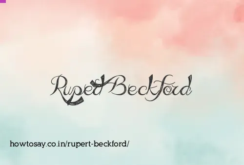 Rupert Beckford