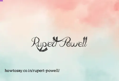 Rupert Powell