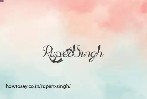 Rupert Singh