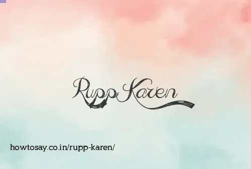 Rupp Karen