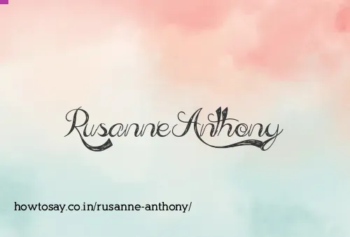 Rusanne Anthony