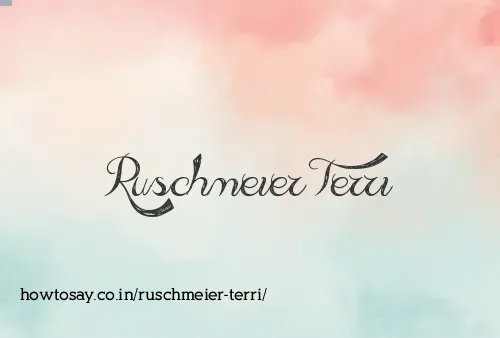 Ruschmeier Terri