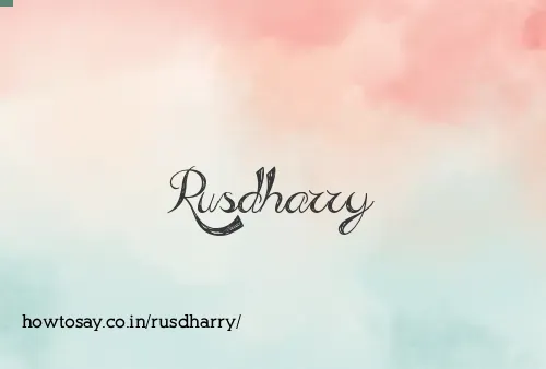 Rusdharry