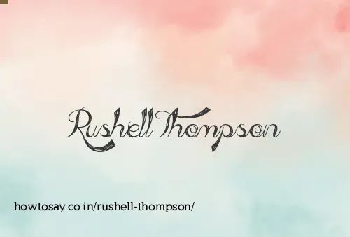 Rushell Thompson