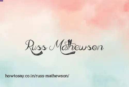 Russ Mathewson