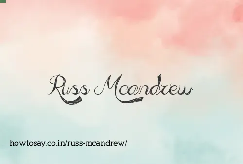 Russ Mcandrew