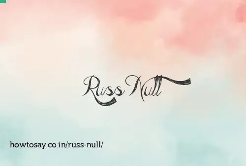 Russ Null