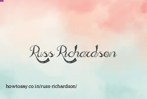 Russ Richardson