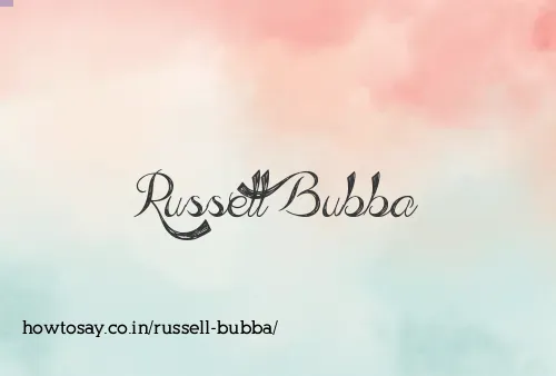 Russell Bubba