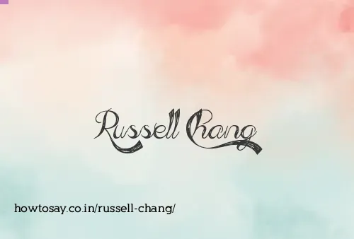 Russell Chang